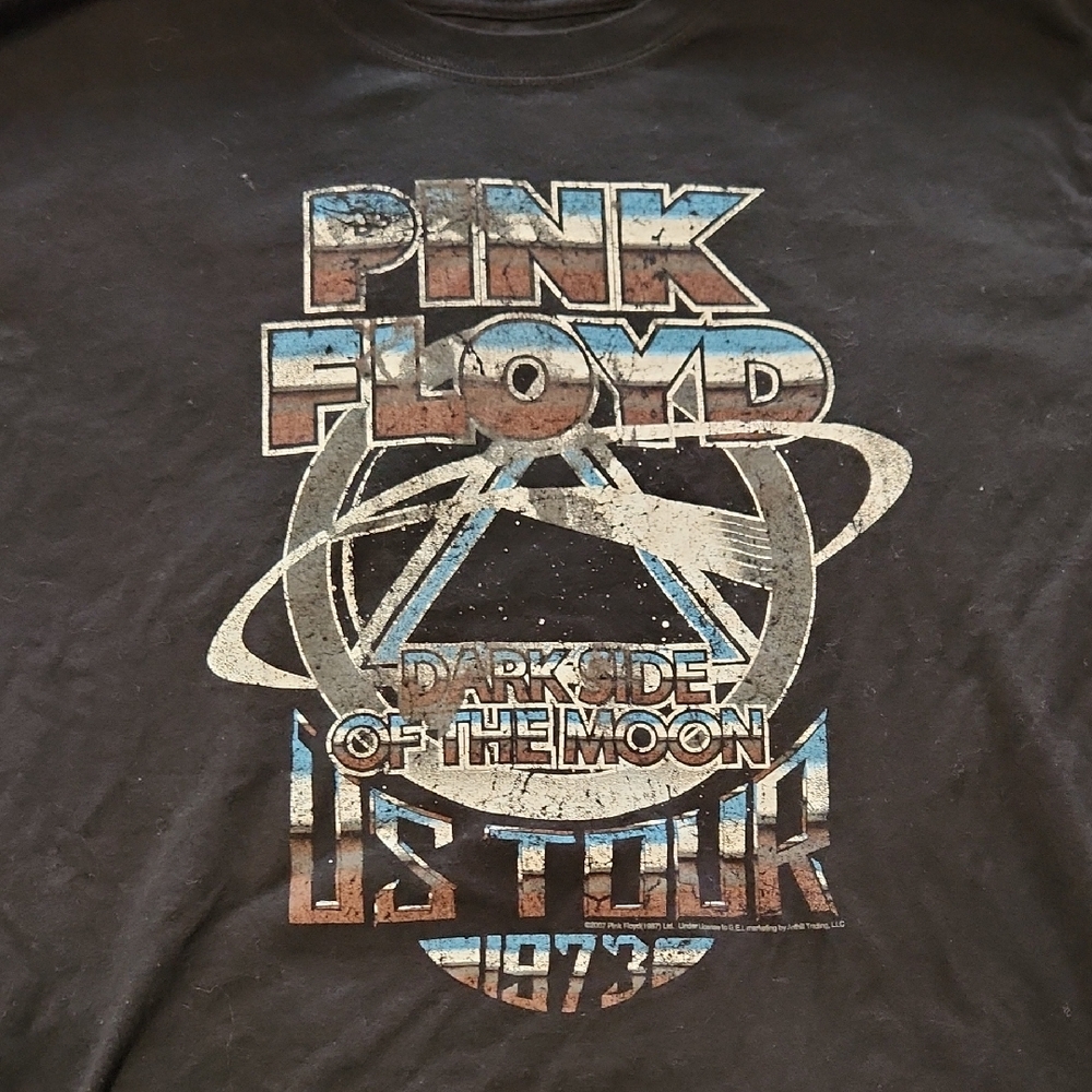 Pink Floyd Dark Side of the Moon T-Shirt Modern Tee Size L Anthill Rockware